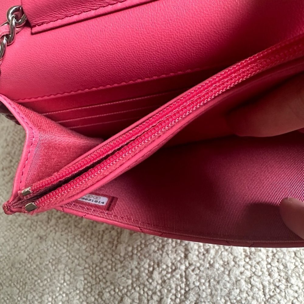 Chanel Barbie Pink Wallet on Chain WOC - Picture 9 of 14